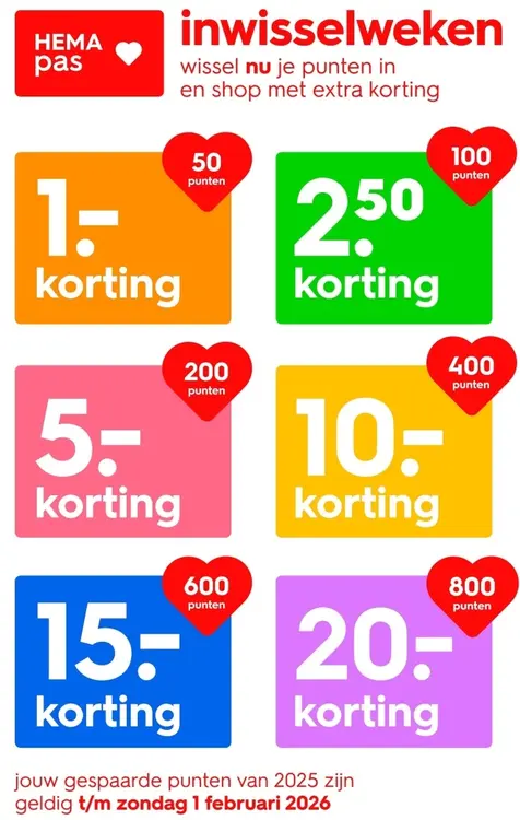 Aanbieding: inwisselweken