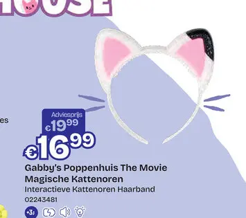 Aanbieding: Gabby's  Poppenhuis The Movie –  Magische Kattenoren