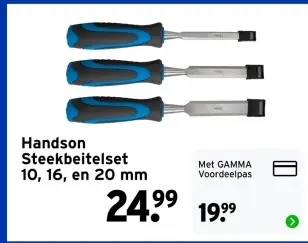 Aanbieding: Steekbeitelset