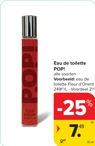 Promotie: Eau de toilette