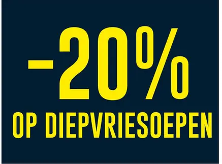 Promotie: Diepvriesoepen en Diepvriesgroenten