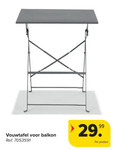 Promotie: Vouwtafel voor balkon