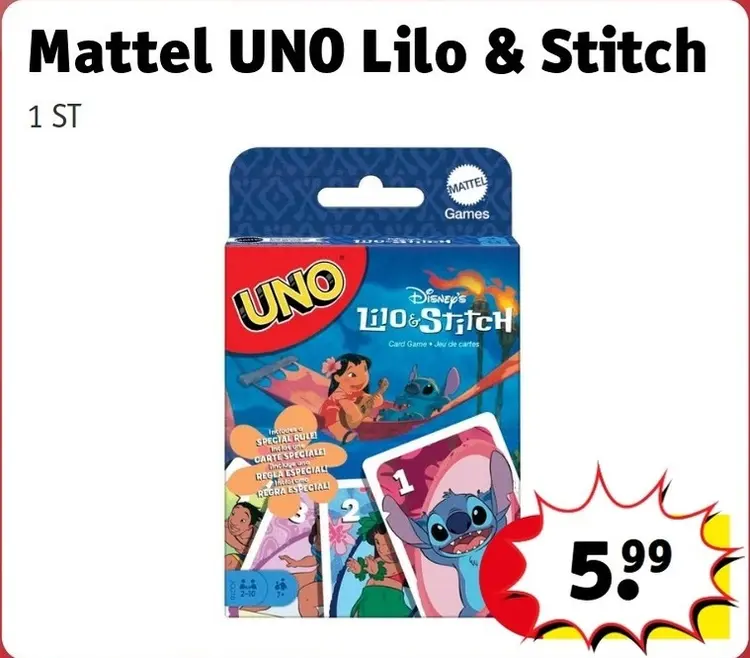 Promotie: UNO Lilo & Stitch