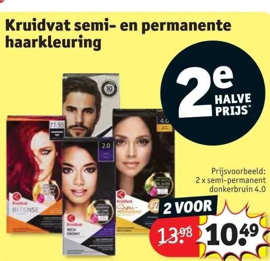 Promotie: semi- en permanente haarkleuring