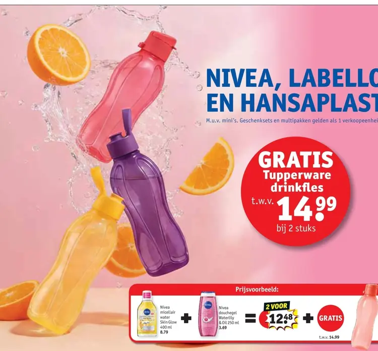 Promotie: Nivea micellair water Skin Glow & Nivea douch