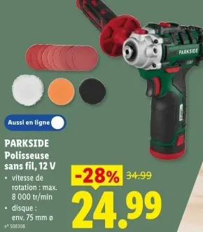 Offre: Polisseuse sans fil