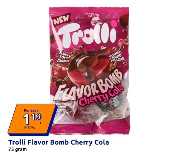 Aanbieding: Trolli Flavor Bomb Cherry Cola