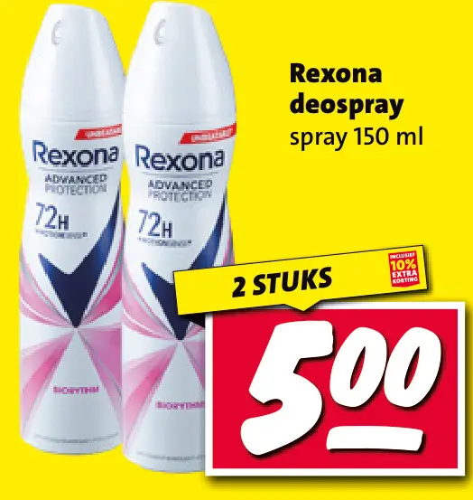Aanbieding: Rexona deospray