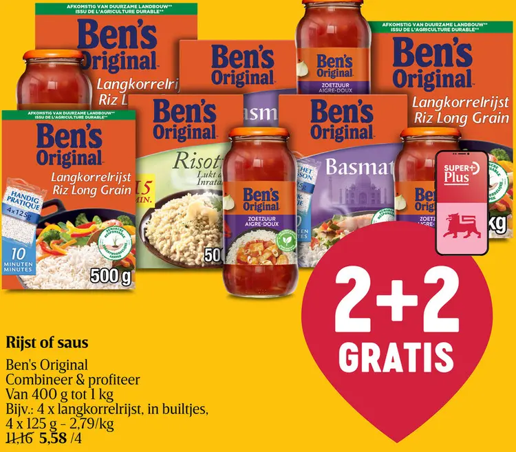 Promotie: Rijst of saus