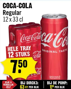 Aanbieding: COCA-COLA Regular