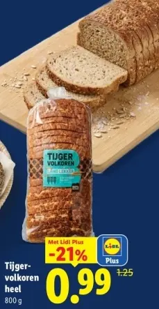Aanbieding: Tijgervolkoren heel