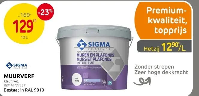 Promotie: Muurverf