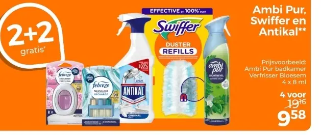 Aanbieding: Ambi Pur, Swiffer, Antikal
