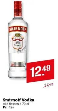 Aanbieding: Smirnoff Vodka