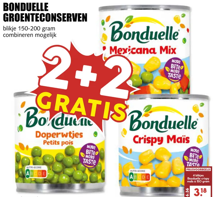 Aanbieding: Bonduelle Groenteconserven