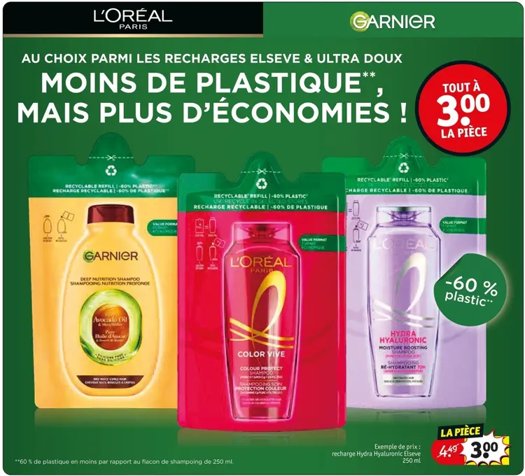 Offre: Recharges Elseve & Ultra Doux