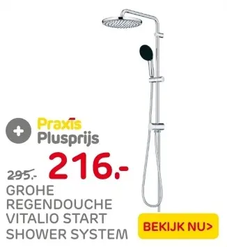 Aanbieding: Regendouche vitalio start shower system