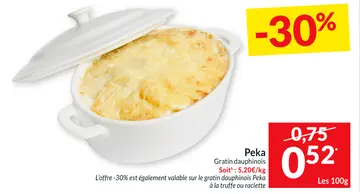Offre: Peka Gratin dauphinois