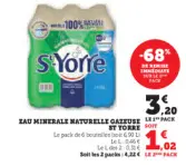 Offre: Eau Minérale Naturelle Gazeuse