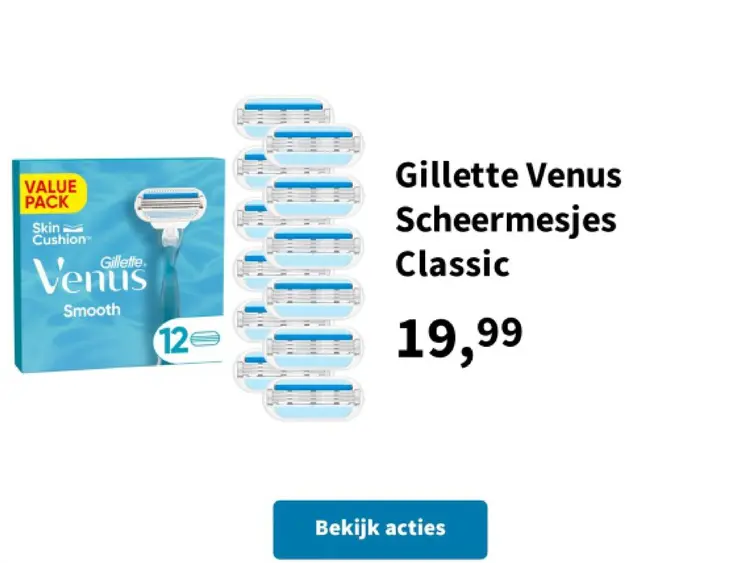 Aanbieding: Venus Scheermesjes Classic