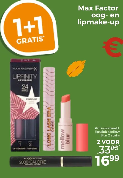 Aanbieding: Oog- en lipmake-up