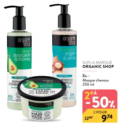 Offre: Organic Shop