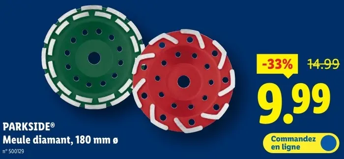 Offre: Meule diamant