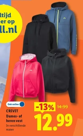 Aanbieding: CRIVIT Hardlooprugzak / -vest
