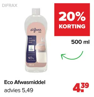 Aanbieding: Eco Afwasmiddel