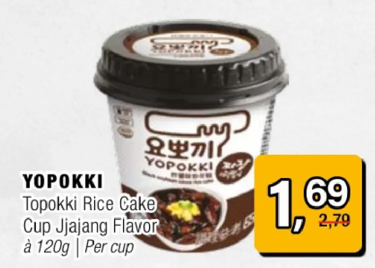 Aanbieding: Topokki Rice Cake Cup Jjajang Flavor