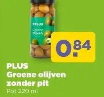 Groene olijven zonder pit