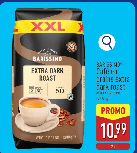 Offre: Café en grains extra dark roast