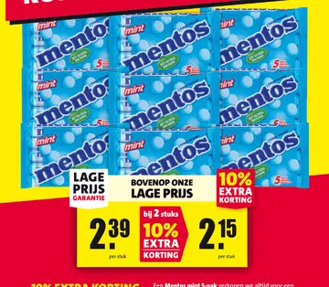 Aanbieding: Mentos mint