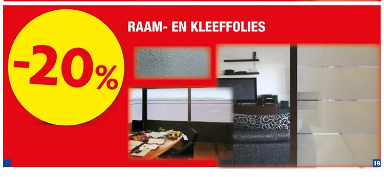 Promotie: Raam- en kleeffolies