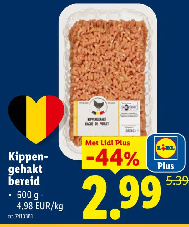 Promotie: Kippengehakt bereid