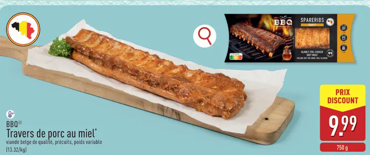 Offre: Travers de porc au miel