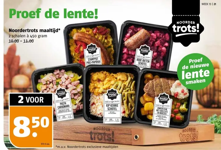 Aanbieding: Noordertrots maaltijd