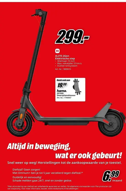 Aanbieding: 4LITE-2Gen Elektrische step