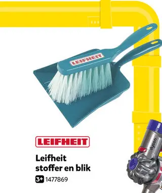 Aanbieding: Leifheit stoffer en blik