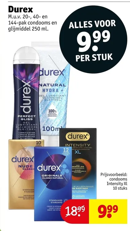 Aanbieding: Durex condoms and lubricant