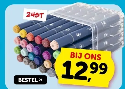Aanbieding: Stiften 24 stuks