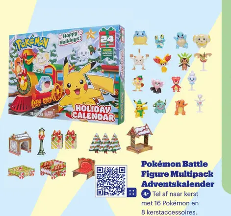 Promotie: Pokémon Battle Figure Multipack Adventskalend