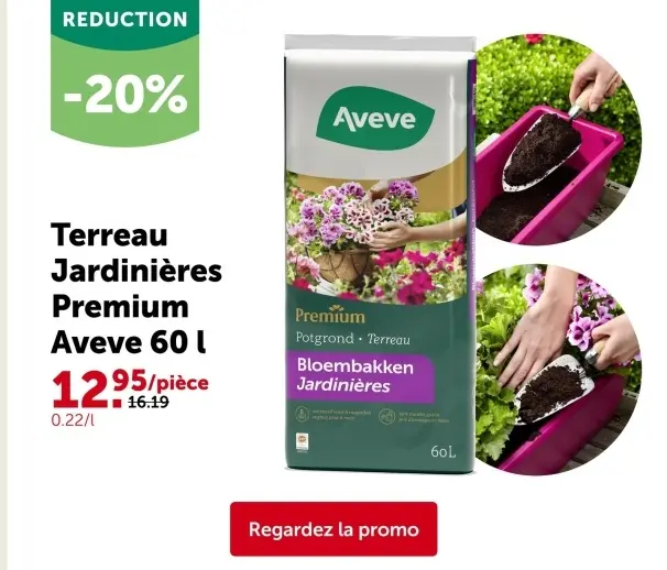 Offre: Terreau Jardinières Premium