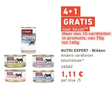 Aanbieding: NUTRI EXPERT - Blikken