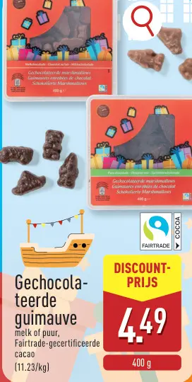 Aanbieding: Gechocolateerde guimauve