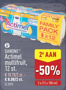 Aanbieding: Actimel multifruit
