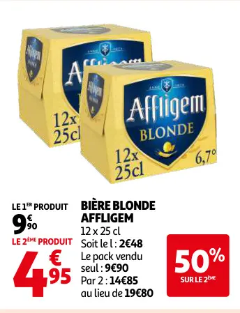 Promotie: Bière blonde Affligem