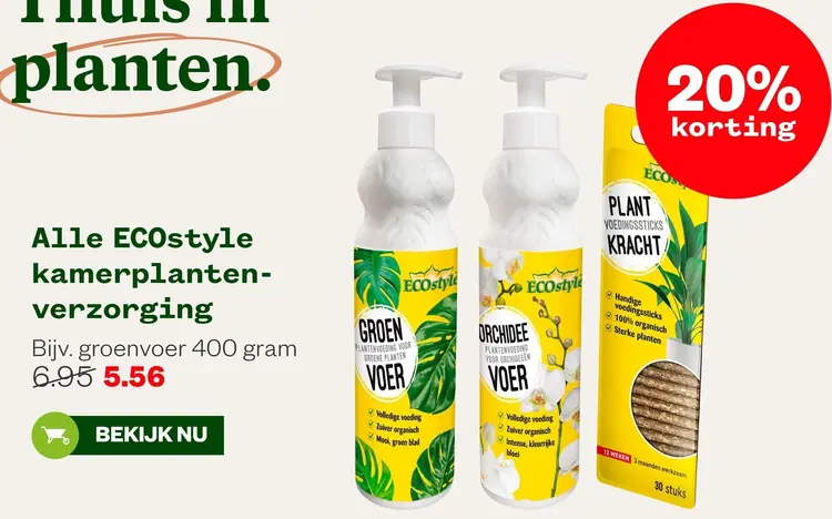 Aanbieding: Kamerplantenverzorging
