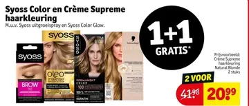 Aanbieding: Syoss Color en Créme Supreme haarkleuring