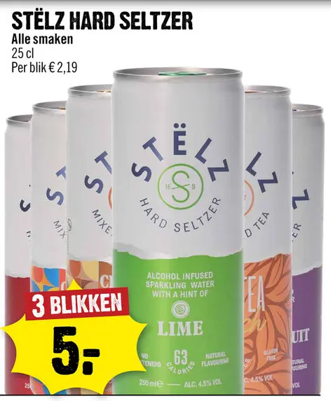 Aanbieding: Hard seltzer